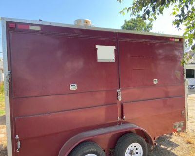 7x12 Rustic Food Trailer for Sale - Fresno trailers / 7x12 / 2014