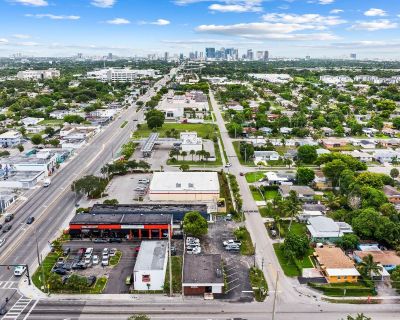 SW 31st Ave. Located at 50 SW 31st Ave, this versatile free-standing building offers an excellent opportunity for office, medical, or retail use. The property features a private parking lot, providing convenient on-site parking for clients and staff. Recent upgrades include a new HVAC system and a brand-new roof, ensuring comfort and reliability. Inside, the space is finished with tile flooring...
