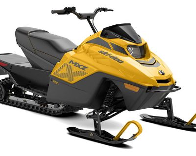 A full-featured snowmobile in a pint-sized offering, the MXZ 200 looks and rides just like Mom and Dad's sleds, but with appropriately sized power and features for young riders to adventure around the cottage or in the backyard.