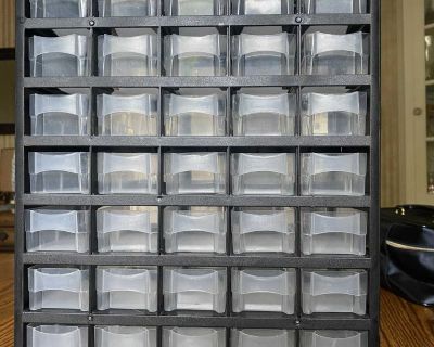 40 bin storage organizer-like new!