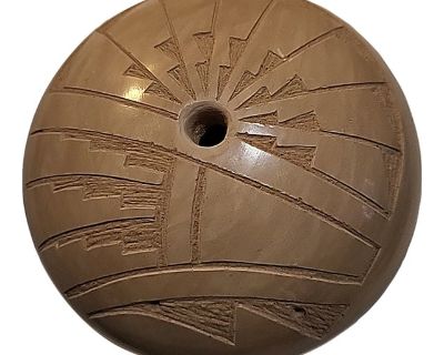 Vintage Hopi-Tewa Pottery Seed Jar