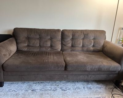 SOFA-11900S-FURBY CHOCOLATE- Bob’s -Jameson (very comfortable couch)no stains