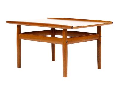 1960s Danish Modern Mid Century Vintage Teak Side Table — Grete Jalk for Glostrup Mobelfabrik
