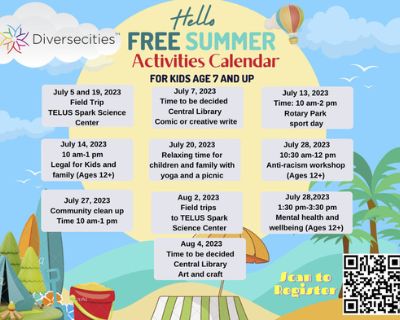 Diversecities' Free Summer Activities