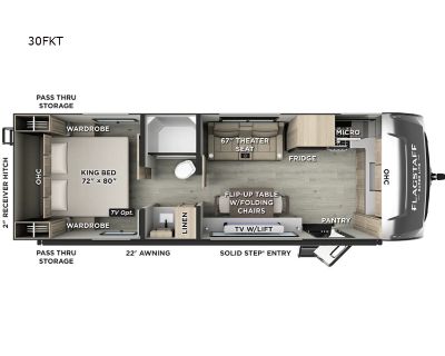2026 Forest River Rv Flagstaff Super Lite 30FKT