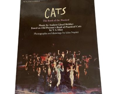 1983 Vintage Paperback “Cats-The Book of the Musical” Playbook