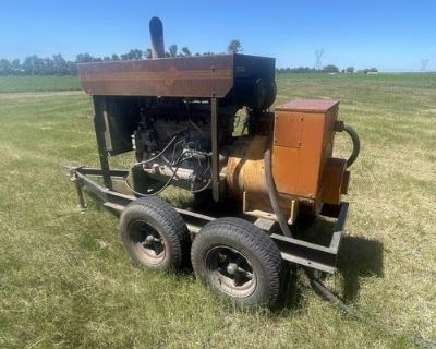 John Deere 85 KW generator with new engine with less than 100 hrs on it. The new