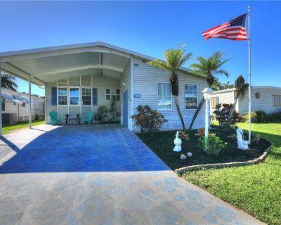 3 Bedroom 2BA 1679 ft Furnished Mobile Home For Sale in Barefoot Bay, FL
