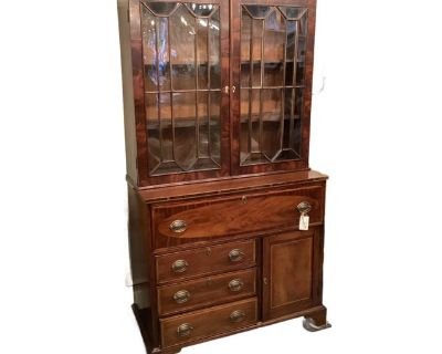 Antique Mahogany Butlers Secretary