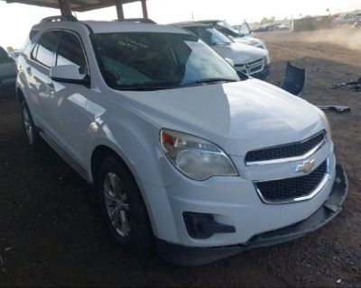 Salvage White 2015 Chevrolet Equinox 1lt