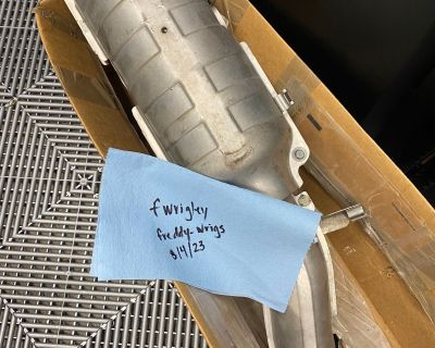 OEM catalytic converter taken off my 2013 Evo X when I went for a Mil-Spec straight pipe. Car had ~18k miles on it at that point. Comes with all heatshields. No O2 sensors. $500+shipping or $500 if picked up in the Seattle area.