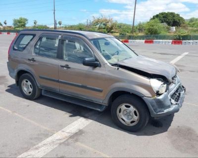 Salvage Brown 2004 Honda Cr-v Lx