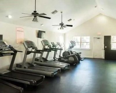 Security deposit: $2,000.00 * Fees apply?: No. References are not required. Non-smoking. Furnishings: Furnished * Disabled access: * Living room: shared. $2,000 monthly (whole property). Welcome to your dream condo in Miami! This bed, bath unit features modern amenities such as dishwasher, washer , dryer in unit, parking spaces, balcony with big storage closet , fitness center, swimming pool, t...