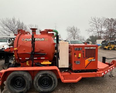 2017 Ditch Witch FX30 500 Gallon Vacuum Excavator Trailer For Sale In Rockwall, Texas 75087