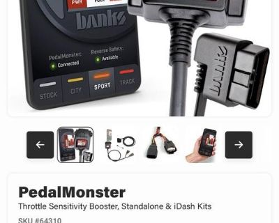 Pedal Monster throttle sensitivity tuner. Its just a standalone unit. I do have th