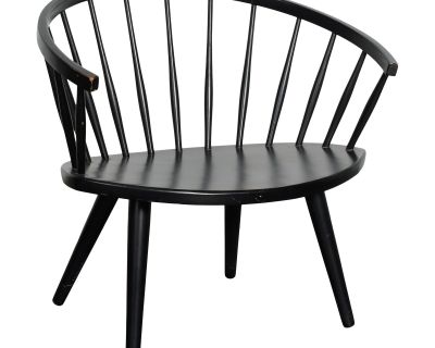 Vintage Black Spindle Chair