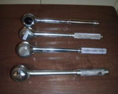 Craftsman, S-K, Stanley, Duro-Chrome 1/2" ratchets $20