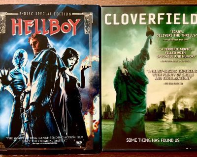 $5 FRIGHT Night-"Hellboy" & "Cloverfield" Dvd Combo