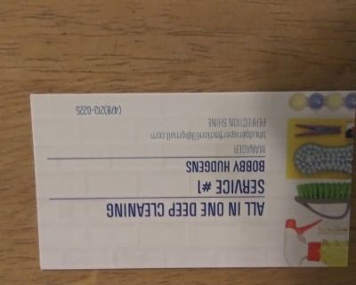 ALL IN ONE CLEANING/DEEP CLEANING SERVICE