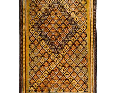 Mid-20th Century Qazvin Kilim Rug