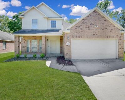 3402 Any Way. Welcome to 3402 Any Way, a charming and thoughtfully designed home in the heart of Kingwood. Built in 2011, this 2,310 sq. ft. residence features 4 spacious bedrooms, 2.5 bathrooms, and a 2-car attached garage. The primary suite is conveniently located downstairs, complete with dual vanities, a separate tub and shower-perfect for easy living without stairs. Upstairs offers three a...