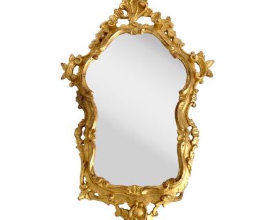 Antique French Ornate Gilt Mirror
