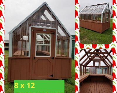 RENT TO OWN 8X12 GREENHOUSE  #476032