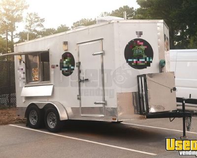 2021 7' x 14' Kitchen Food Concession Trailer | Mobile Food Unit