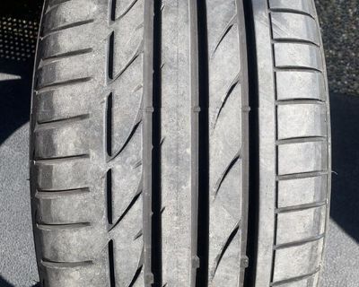 1 X single 255/35/19 96Y Bridgestone Potenza S001 AO with 90% tread