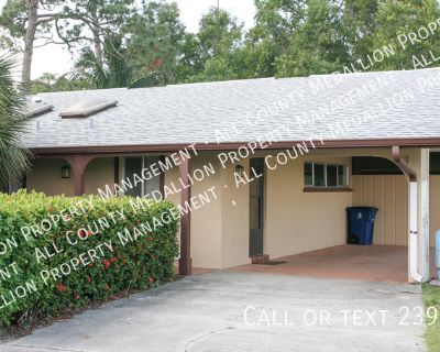 3 Bedroom 2BA 1750 ft Pet-Friendly Condo For Rent in North Fort Myers, FL