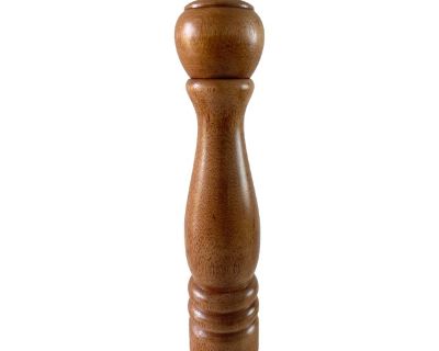 Late 20th Century Solid Hardwood Pepper Mill
