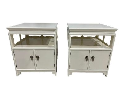 Michael Taylor/Baker Side Tables - A Pair