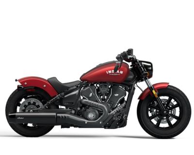 2025 Indian Motorcycle Scout Bobber Limited +Tech Sunset Red Smoke