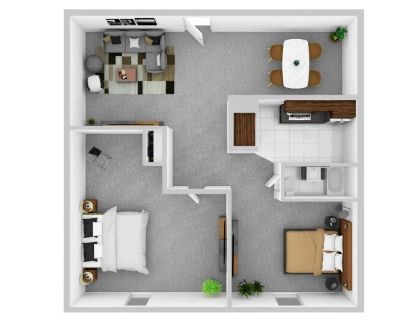 2 Bedroom 1BA 750 ft Apartment For Rent in Mauldin, SC