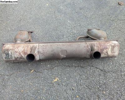 Dual Heat Riser Muffler for Type 1 Engine - German