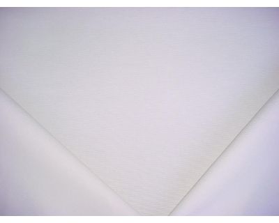 Ralph Lauren Lcf66794f Taylor Ottoman in Pure White - Luxury Cotton File Upholstery Drapery Fabric - 2 Yards