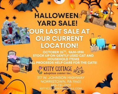Kitty Cottage Adoption Center's Fall Yard Sale