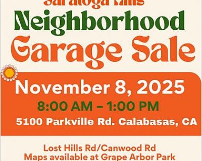 MASSIVE NEIGHBORHOOD YARD SALE - 30+ houses!!!