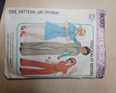 Childrens Sewing Pattern