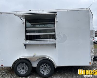NEVER USED 2022 - 7' x 12' Food Concession Trailer Mobile Food Unit