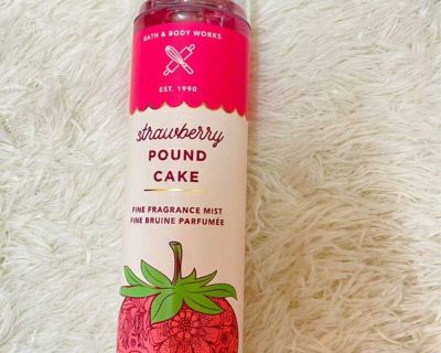 Bath and Body Works Strawberry Pound Cake Fine Fragrance Mist
