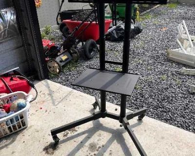 Rolling TV Stand