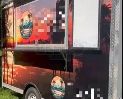 2022 5' x 16' Kitchen Food Trailer and Ford F250 Super Duty Truck