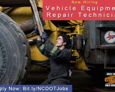 Automotive Mechanic / Equipment Repair Technician I - ENTRY LEVEL!