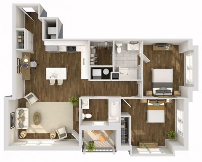 2 Bedroom 2BA 1251 ft Pet-Friendly Apartment For Rent in Bordentown, NJ