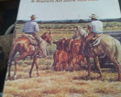 Program book from 1982 west of the Pecos rodeo