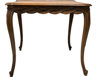 Italian Carved Games Table, Mid 20th Century