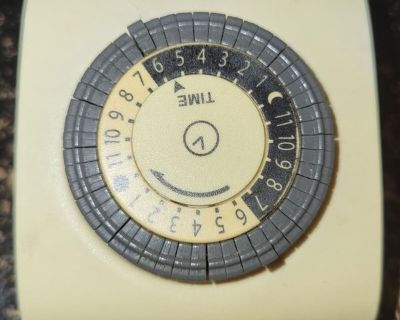 Clock operated switch