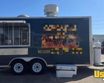 Like-New - 2017 8.5' x 16' Kitchen Food Concession Trailer with Pro-Fire Suppression