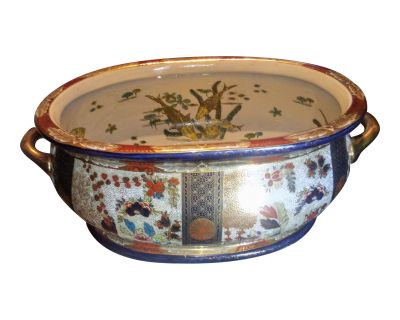 Mid 20th Century Large Royal Crown Derby Style 'Imari' Pattern Center Piece